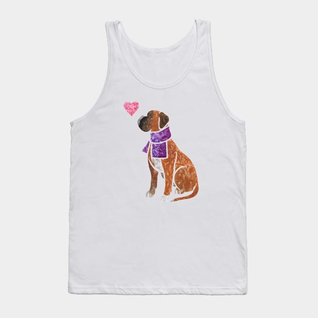 Boxer (tailed) Tank Top by animalartbyjess